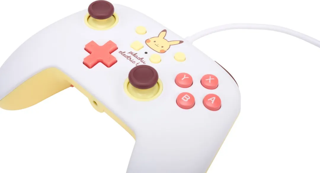 POWERA Geavanceerde Bedrade Controller Pikachu 1522661-01 - Wit