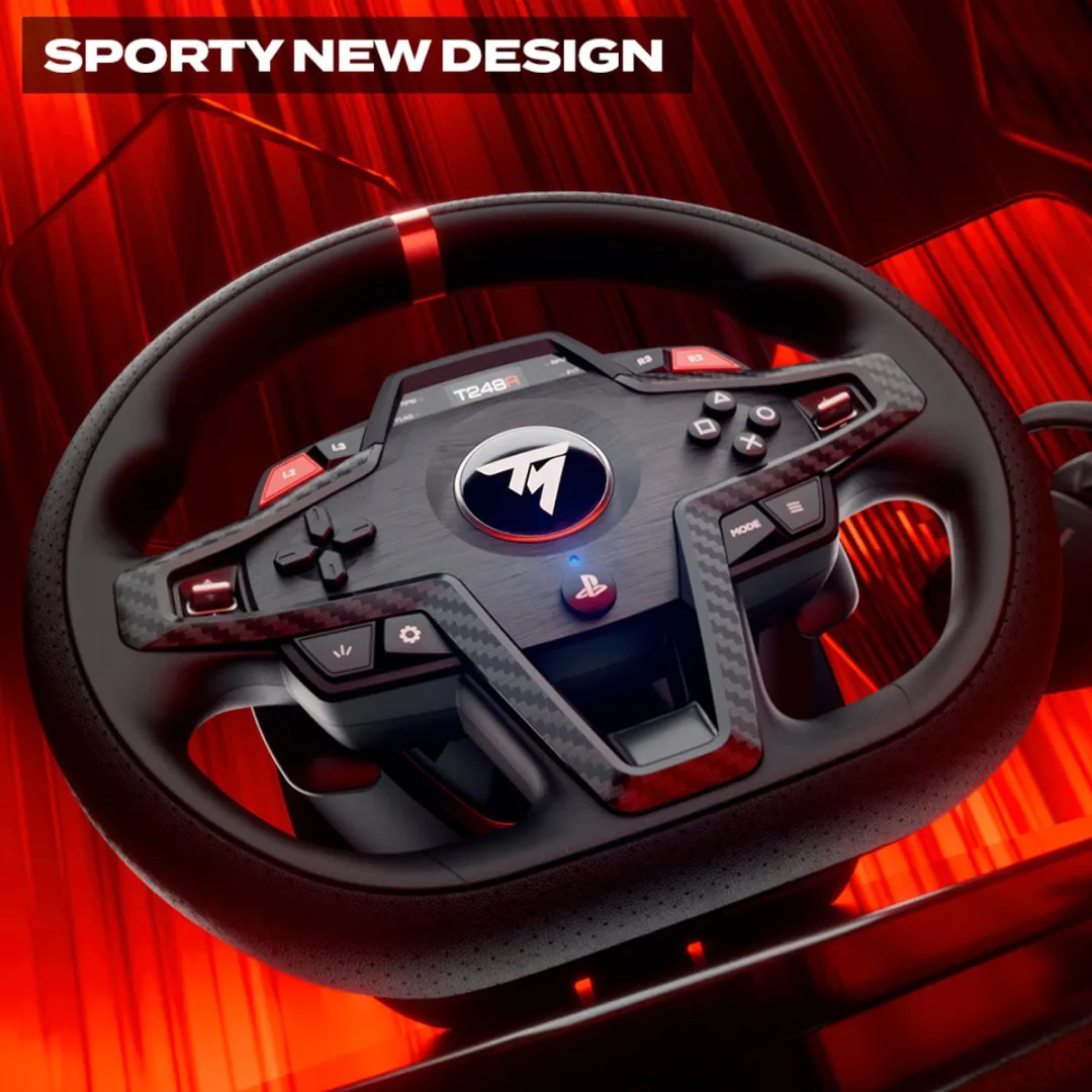 Thrustmaster T248R Racestuur & Pedaalset - 3,1 Nm - PS5/PS4/PC
