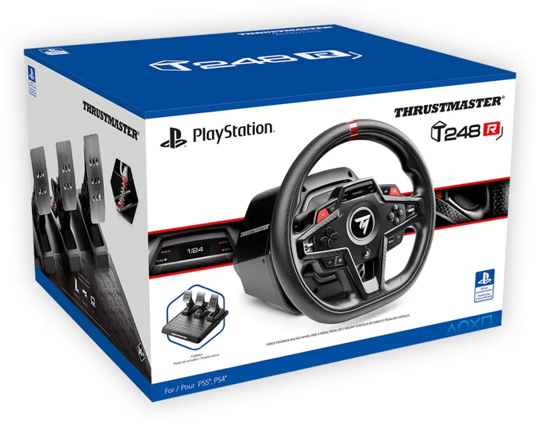 Thrustmaster T248R Racestuur & Pedaalset - 3,1 Nm - PS5/PS4/PC - afbeelding 6 van 6