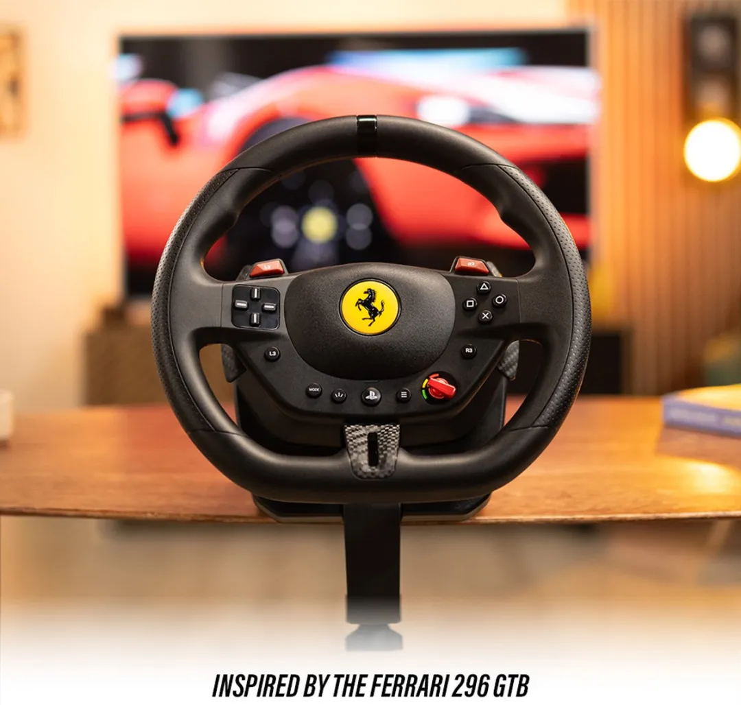Thrustmaster T98 Ferrari 296 GTB Racestuur - PS5/PS4/PC