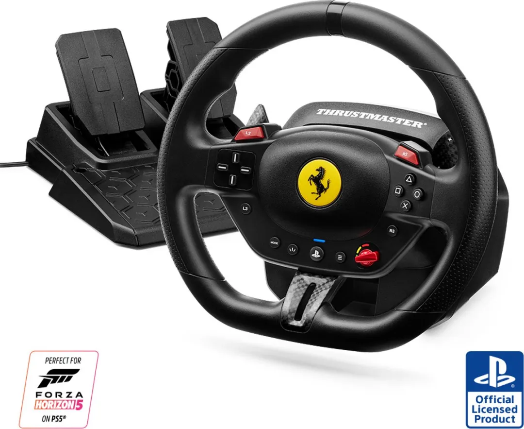 Thrustmaster T98 Ferrari 296 GTB Racestuur - PS5/PS4/PC