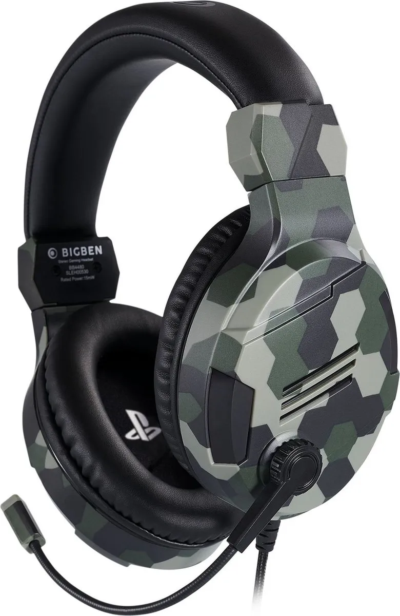 Bigben Stereo Gaming Headset V3 PS4OFHEADSETV3GREEN