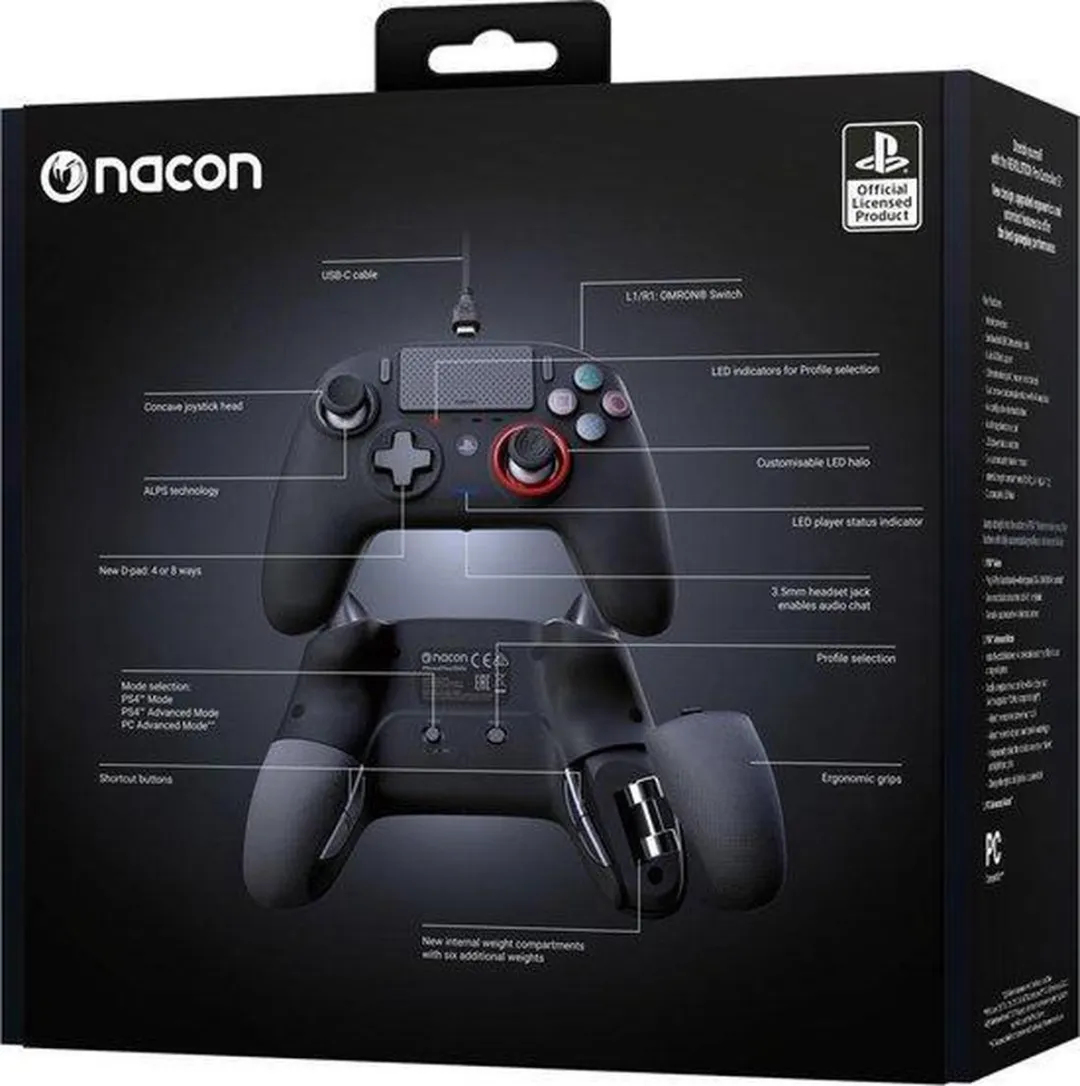 Nacon Revolution Pro 3 Official Licensed Controller - PS4 - Zwart