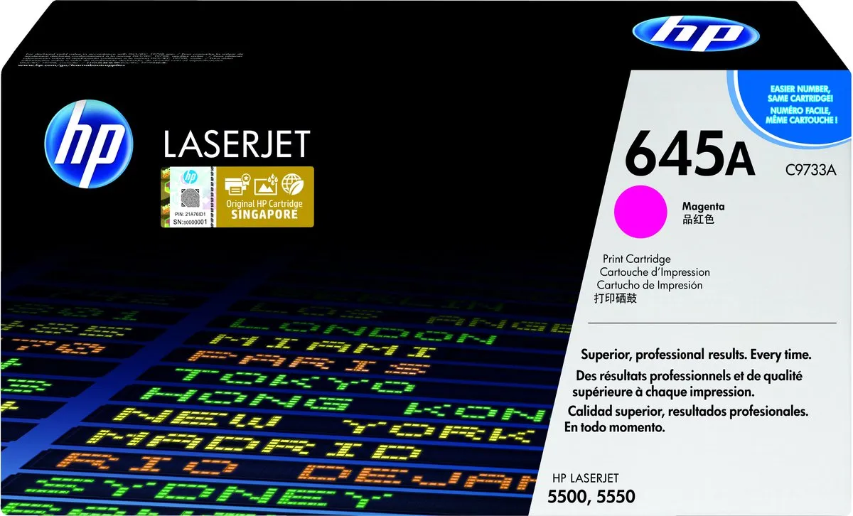 HP 645A Tonercartridge - Magenta - 12.000 pagina's