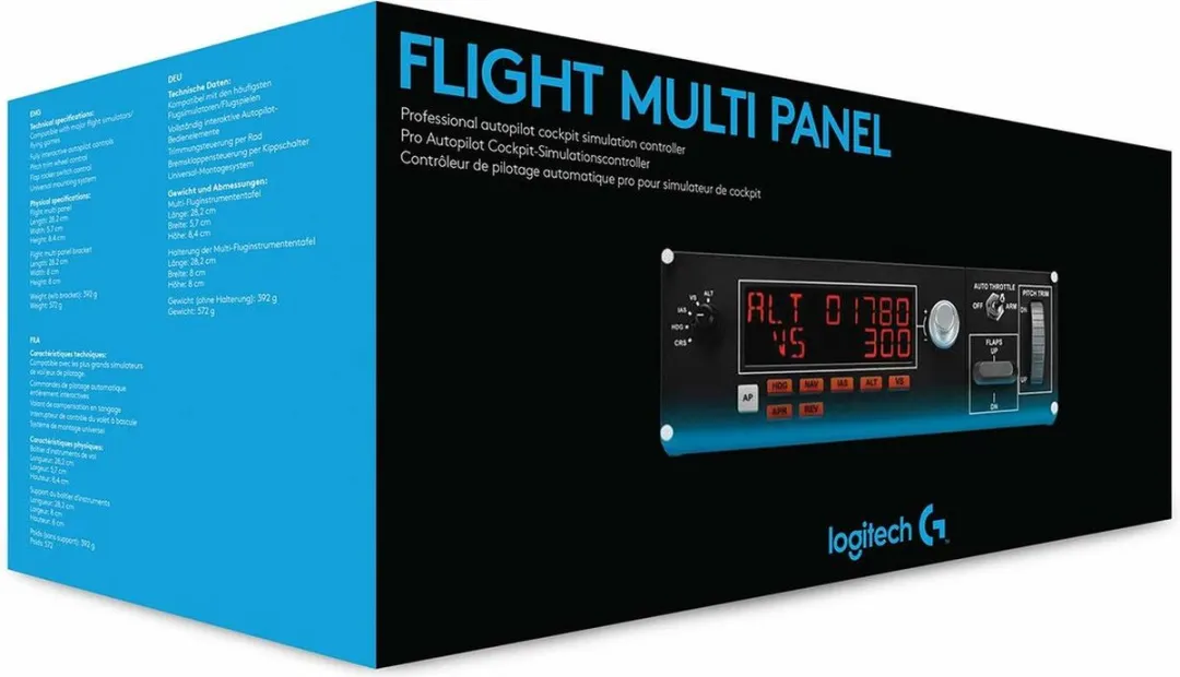 Logitech G Saitek Pro Flight Multi Paneel 945-000009 - Zwart