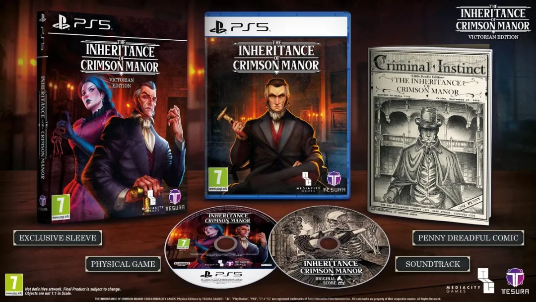 Tesura Games The Inheritance of Crimson Manor Victorian Edition PS5