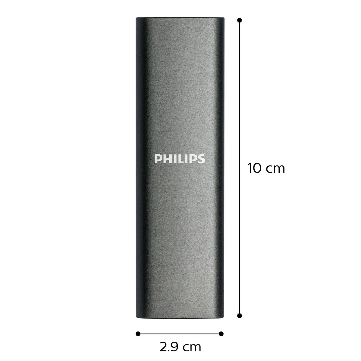 Philips FM01SS031P/00 Portable SSD 1TB - Antraciet