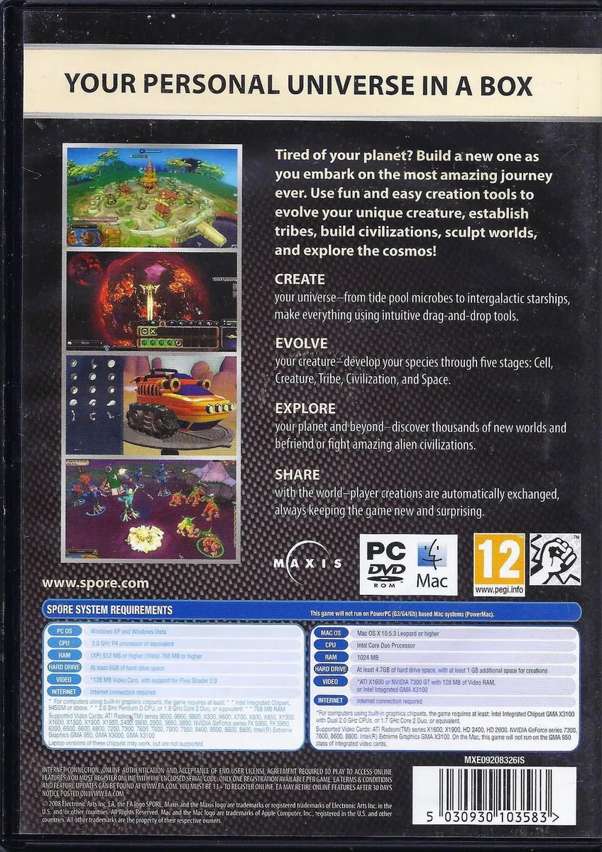 Spore Classics Edition