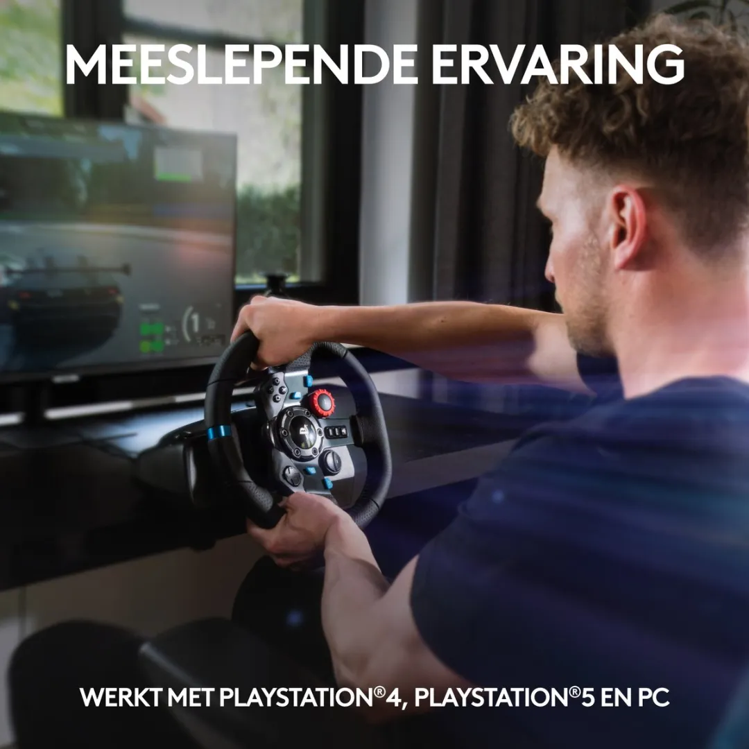 Logitech G29 Driving Force Racestuur - 3 Pedalen - PS4/PS5/PC