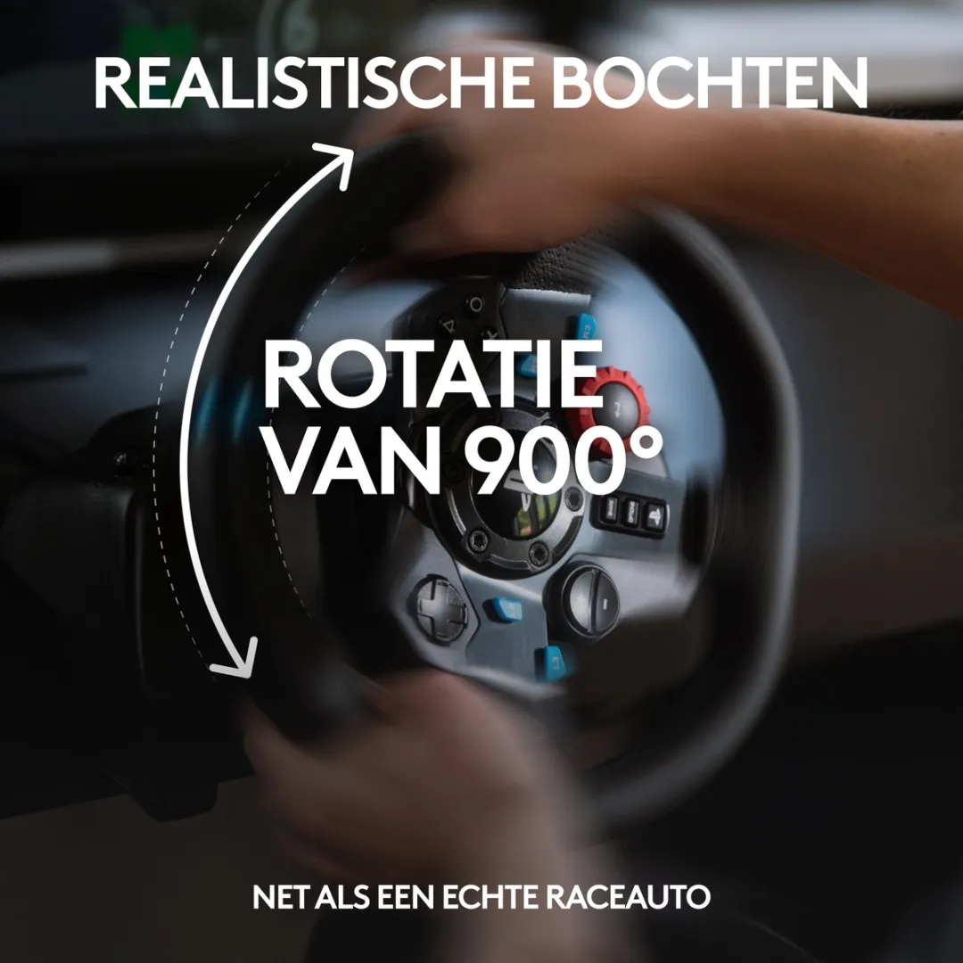 Logitech G29 Driving Force Racestuur - 3 Pedalen - PS4/PS5/PC