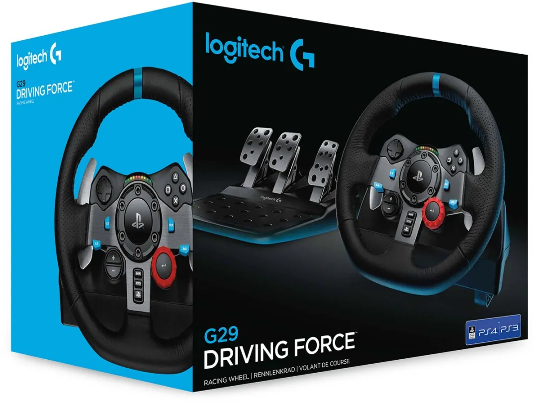 Logitech G29 Driving Force Racestuur - 3 Pedalen - PS4/PS5/PC