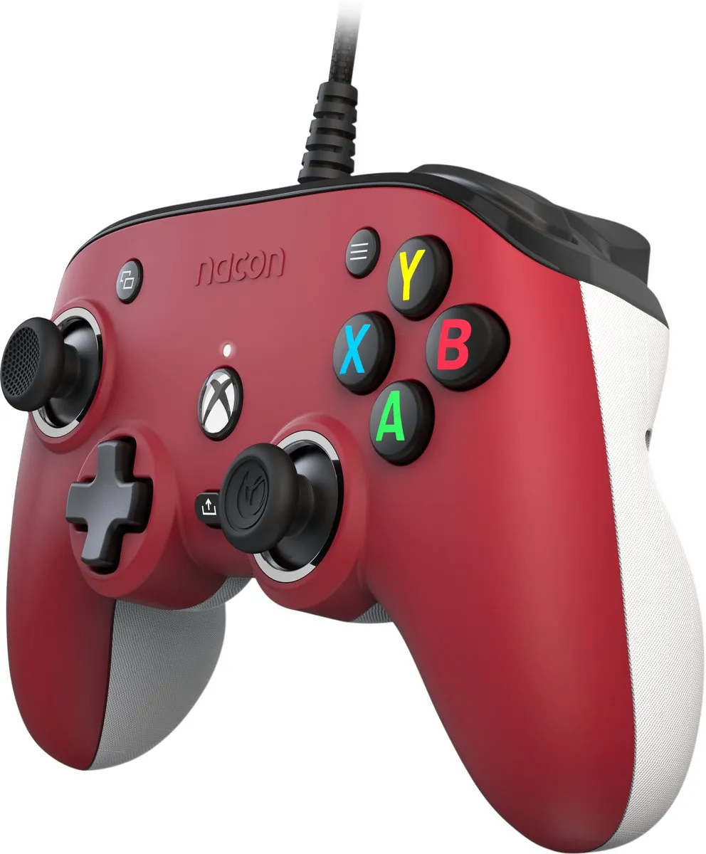 Nacon Pro Compact Official Bedrade Controller - Xbox Series X|S - Rood
