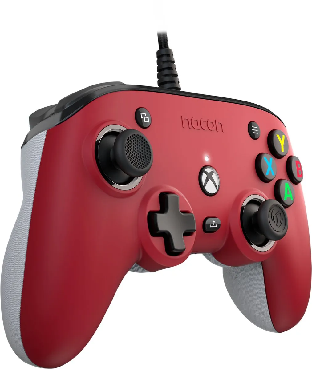 Nacon Pro Compact Official Bedrade Controller - Xbox Series X|S - Rood
