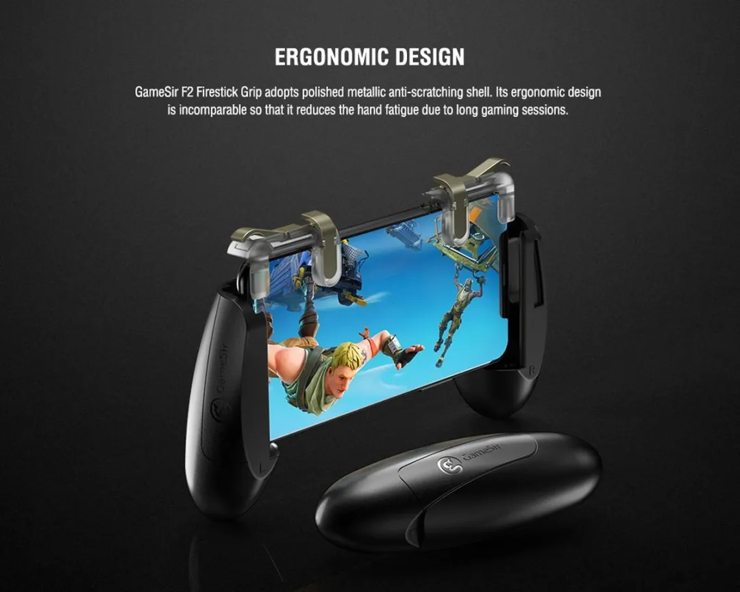 GameSir F2 Firestick Grip Controller - Zwart
