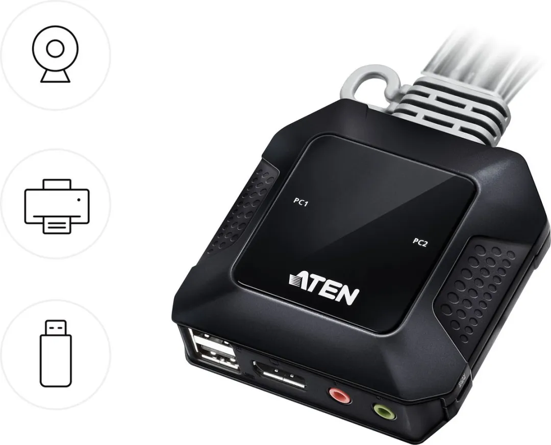 Aten CS52DP USB-C DP KVM Switch