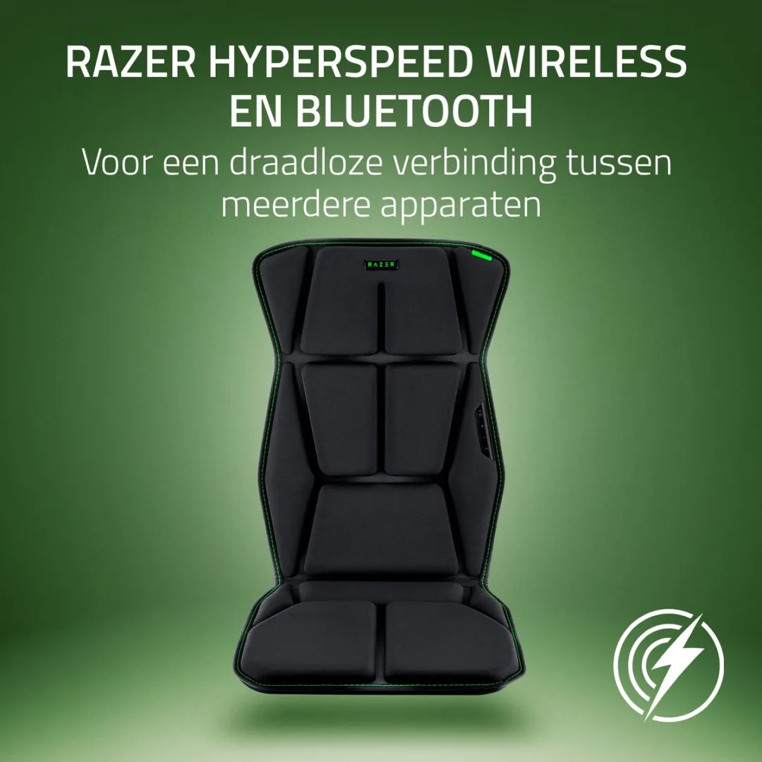 Razer Freyja Draadloos Gaming Zitkussen - Haptic Feedback - RC81-04340101-R3M1