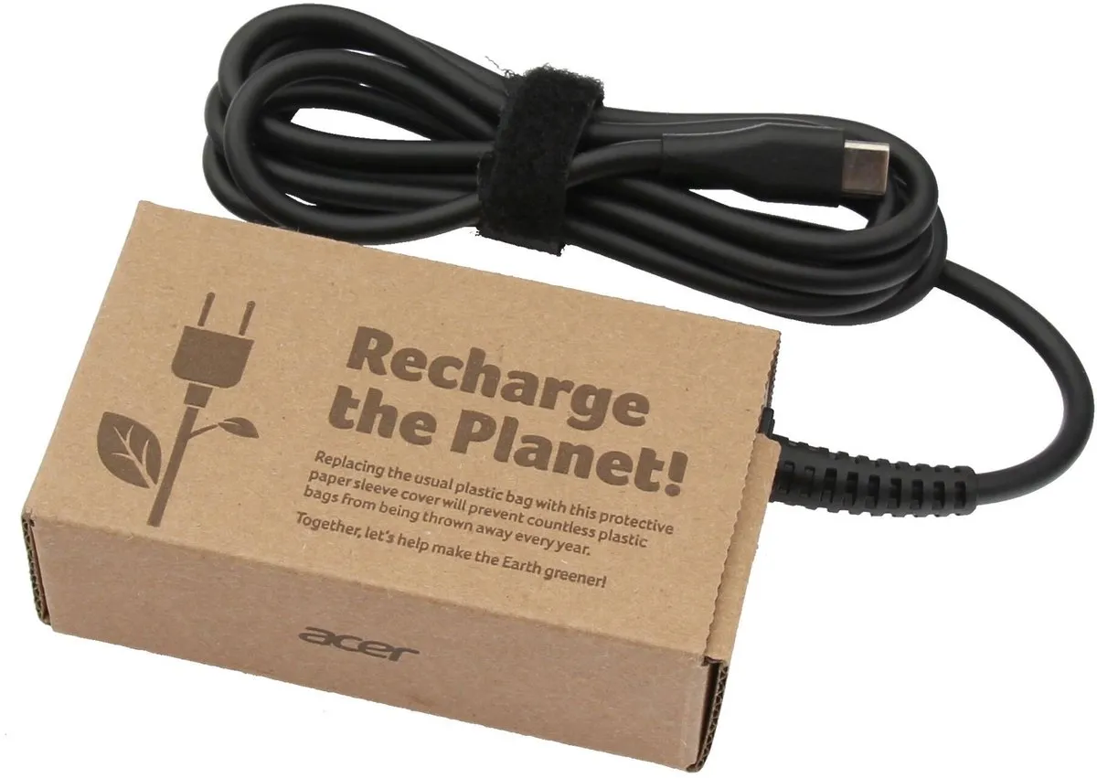 Acer KP.06503.026 USB-C Oplader 65W - Zwart