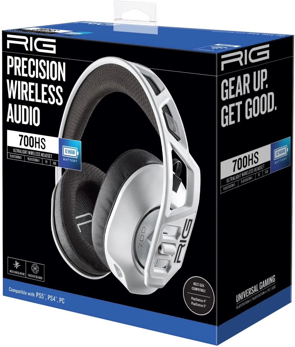 Nacon RIG 700HSW Draadloze Gaming Headset - Wit