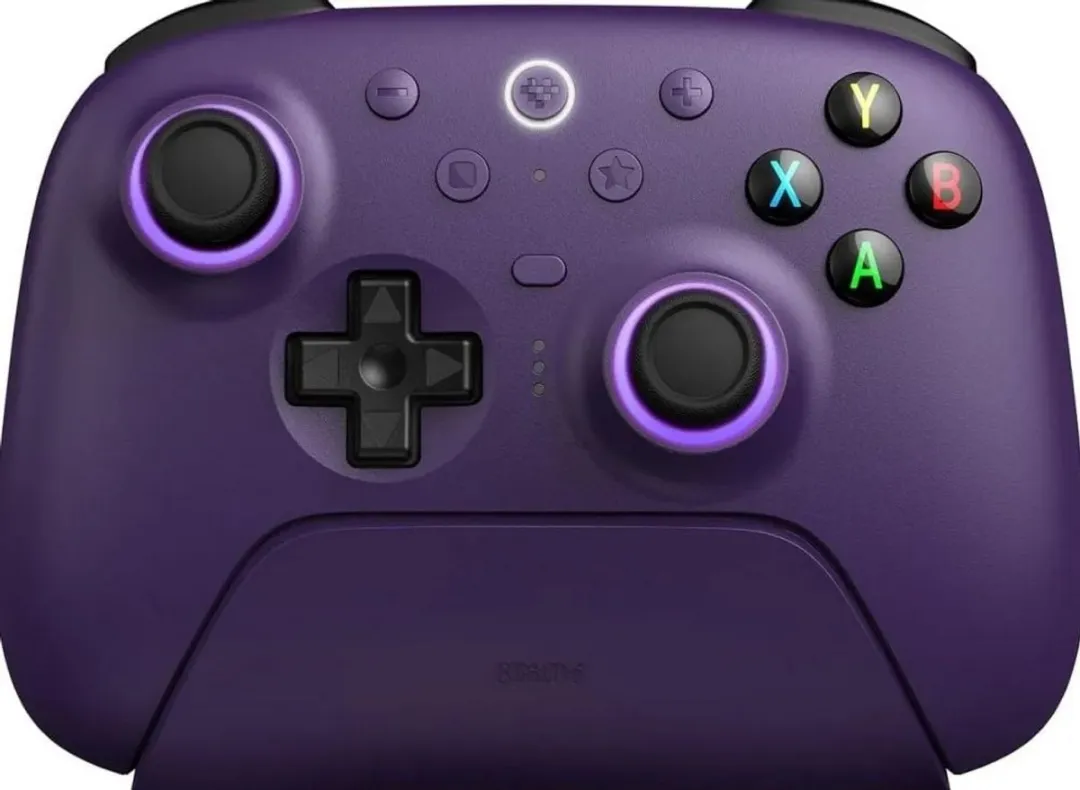 8Bitdo Ultimate 2 Wireless Gampad - Bluetooth - 2.4GHz - RGB - Paars