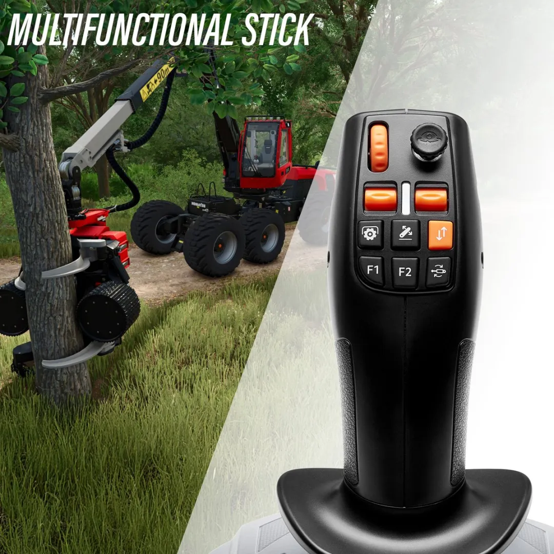 Thrustmaster SimTask FarmStick 4160881 Joystick - 33 Knoppen - Grijs/Zwart