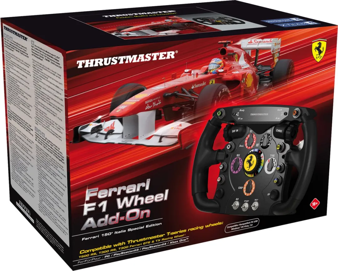 Thrustmaster Ferrari F1 Wheel Add-On 4160571 - Zwart