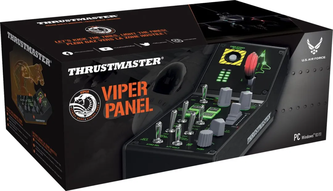 Thrustmaster Viper Panel 4060255 Flightsim Bedieningspaneel - 43 Knoppen