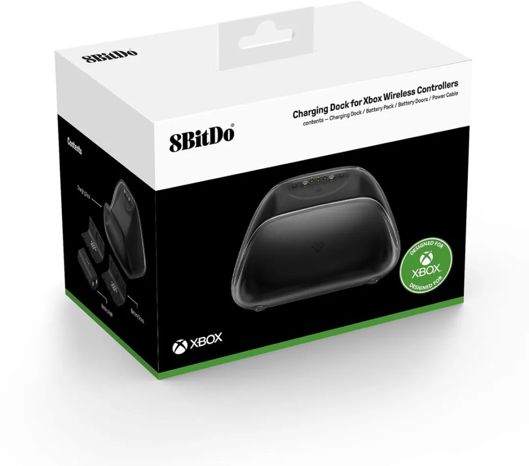 8Bitdo Official Xbox Solo Oplaadstation - Zwart
