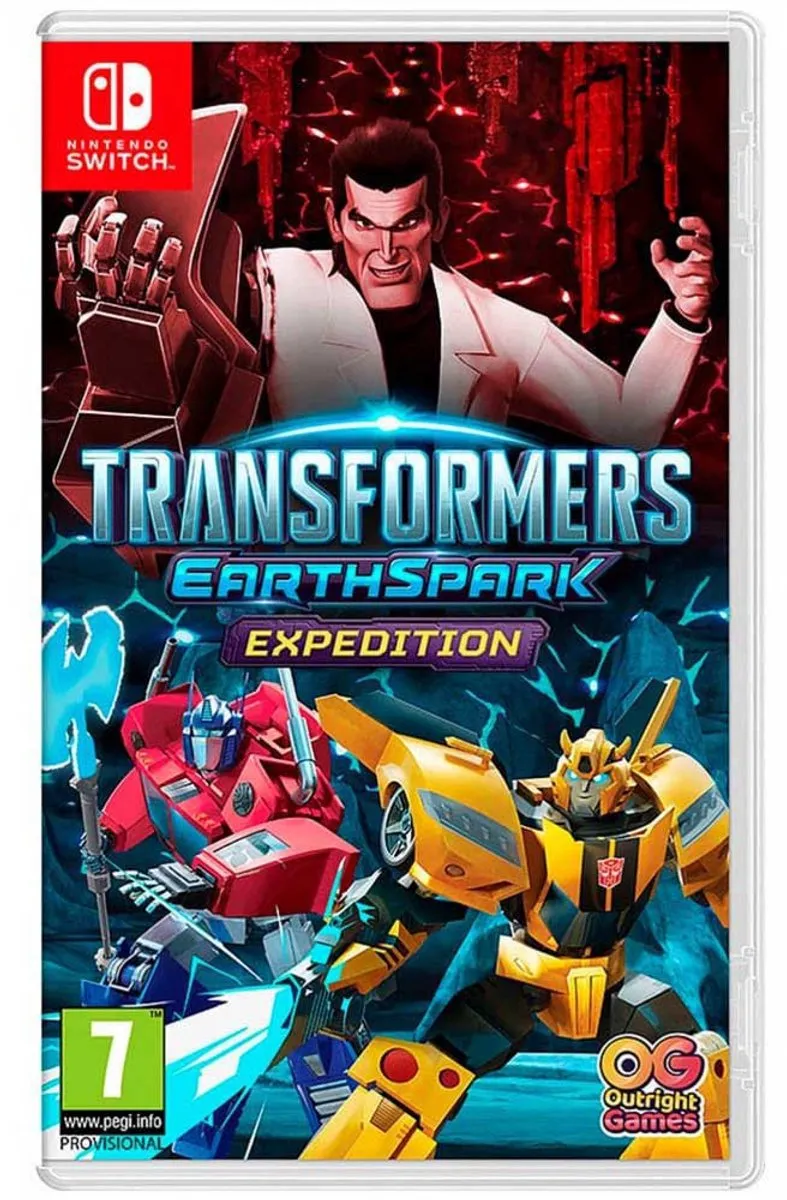Nintendo Switch Transformers Earth Spark Transparant
