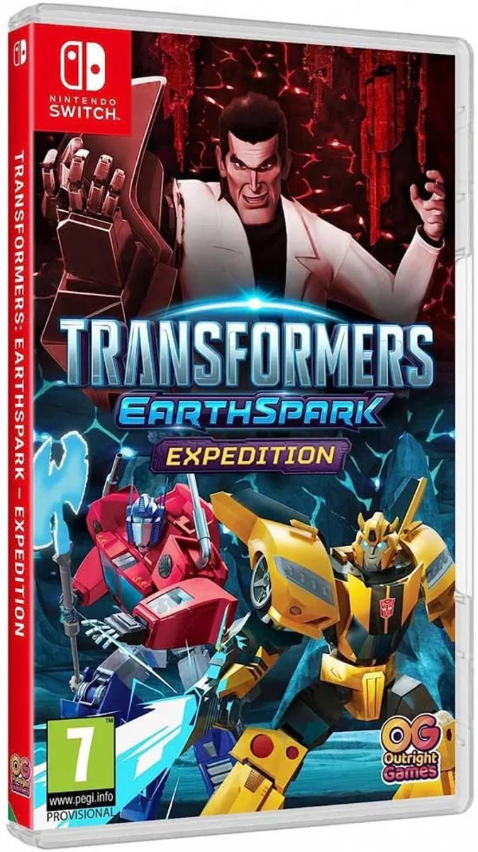 Nintendo Switch Transformers Earth Spark Transparant