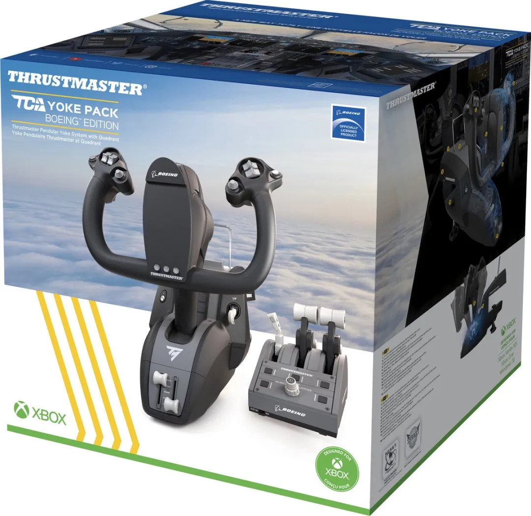 Thrustmaster TCA Yoke Pack Boeing Edition - Rudder met Quadrant - 26 Knoppen - afbeelding 6 van 6
