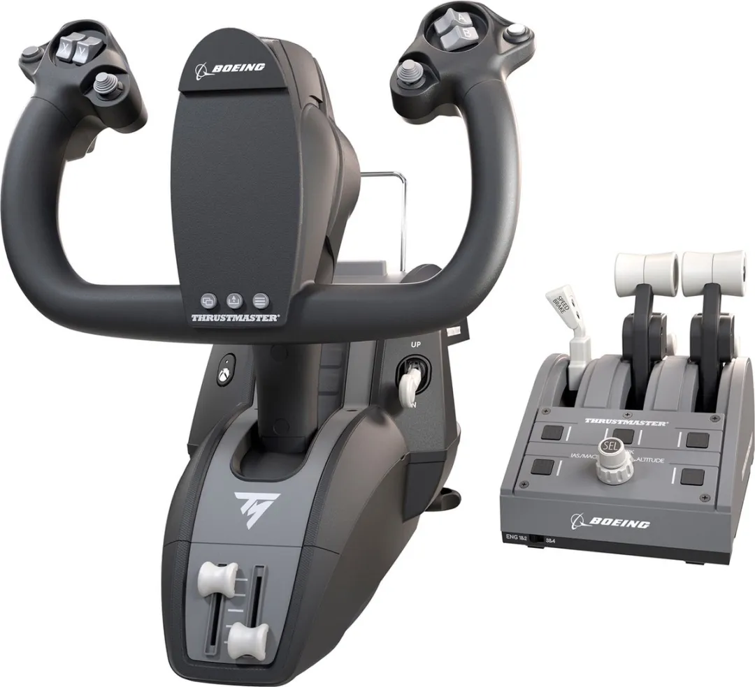 Thrustmaster TCA Yoke Pack Boeing Edition - Rudder met Quadrant - 26 Knoppen