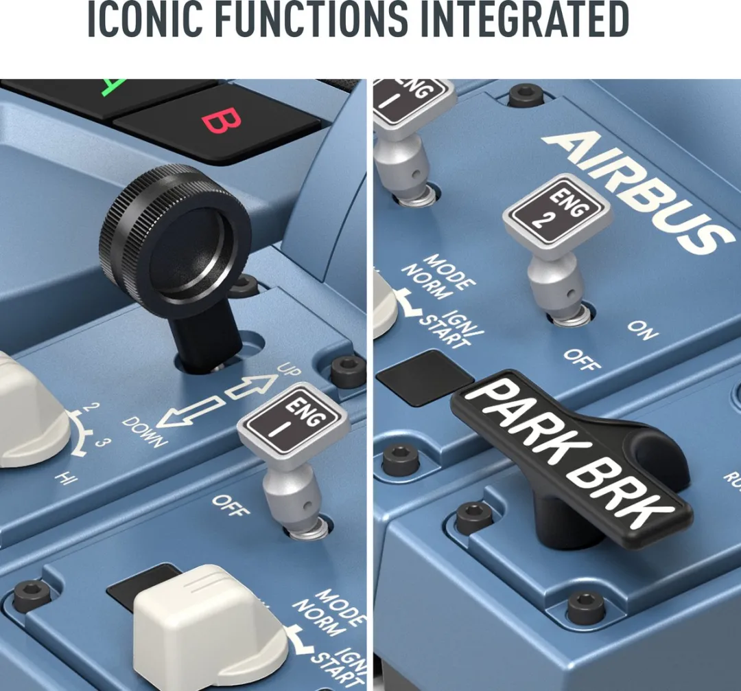 Thrustmaster TCA Captain Pack X - Flight Control Systeem - Joystick en throttle-quadrant - voor PC, Xbox Series X|S