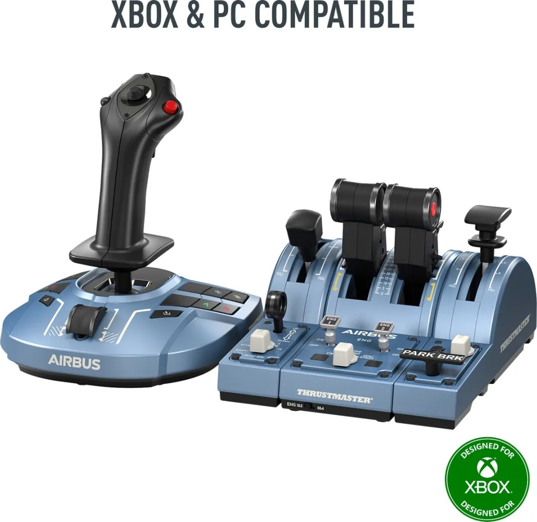 Thrustmaster TCA Captain Pack X - Flight Control Systeem - Joystick en throttle-quadrant - voor PC, Xbox Series X|S