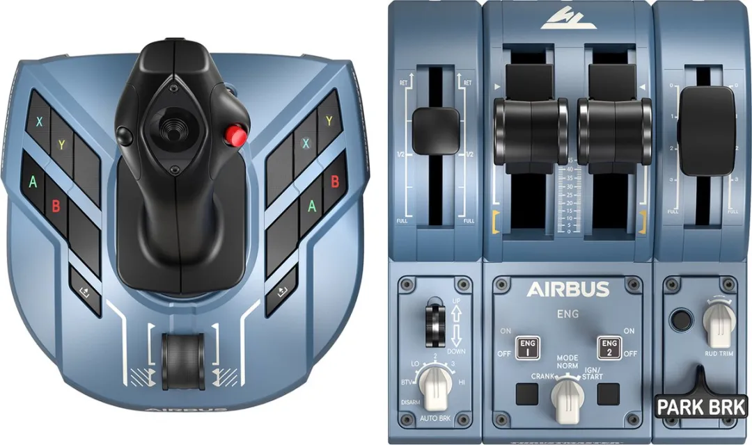 Thrustmaster TCA Captain Pack X Airbus Edition - Joystick & Throttle - 45 Knoppen - afbeelding 6 van 6