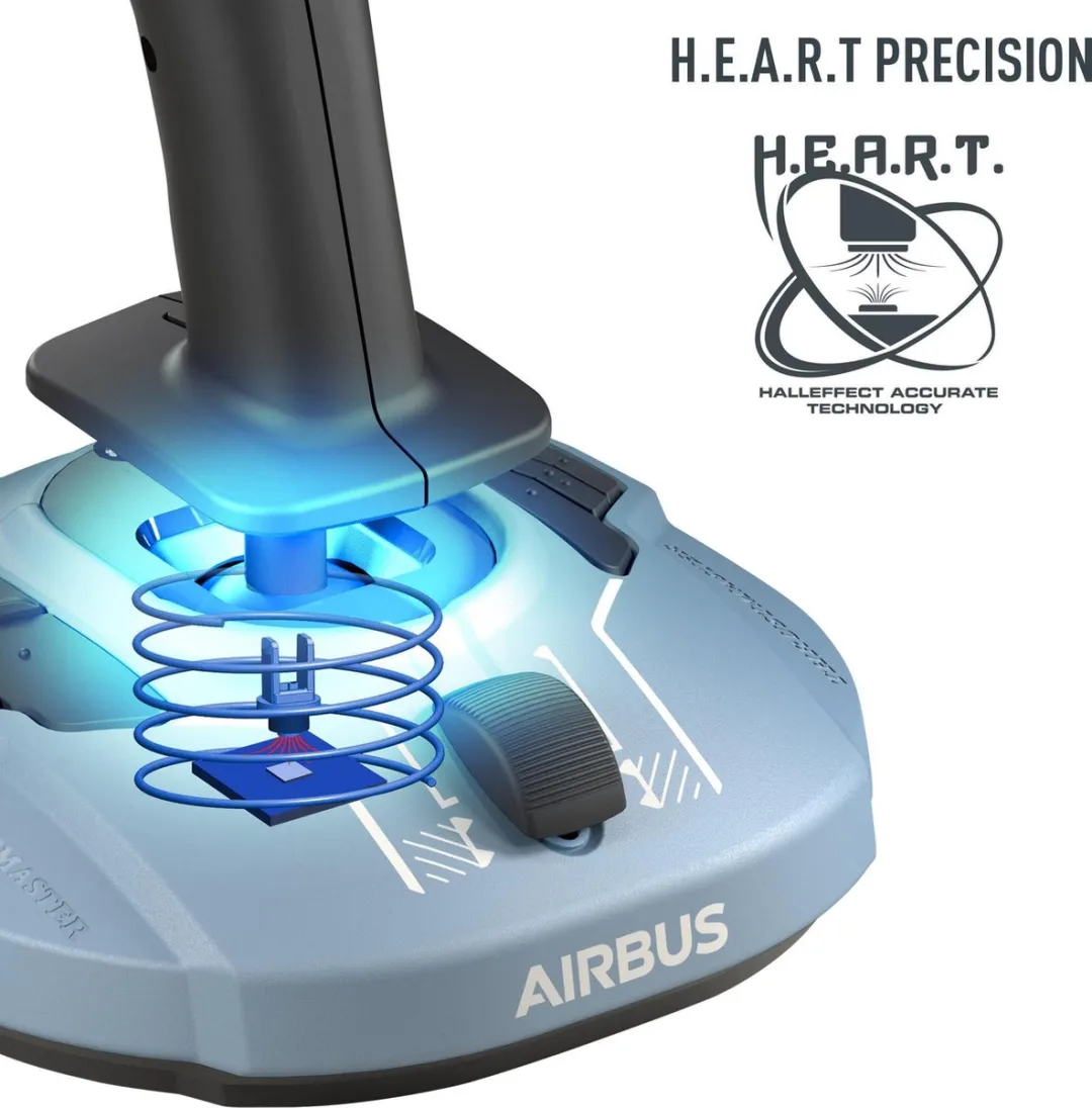 Thrustmaster TCA Sidestick Airbus Edition Joystick - 17 Knoppen