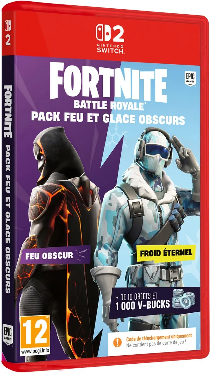 Fortnite Feu & Glace Obscurs Pack