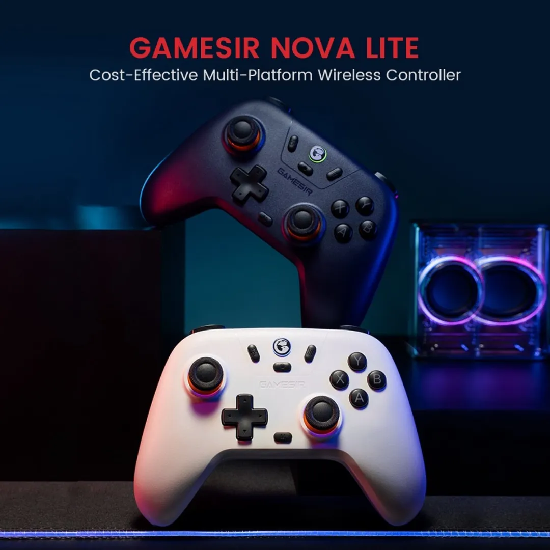 GameSir Nova Lite - Draadloze Controller - Hall Effect - Voor Switch/Switch 2/PC/Android/iOS - Wit