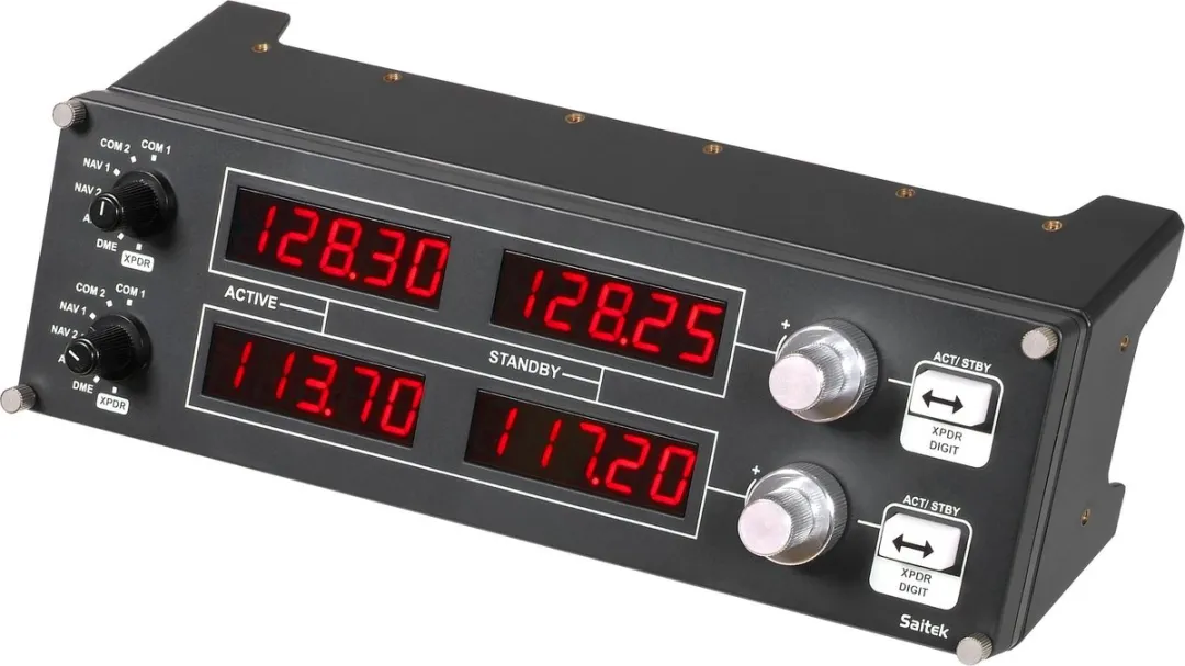 Logitech G Saitek Pro Flight Radio Paneel 945-000011 - Zwart