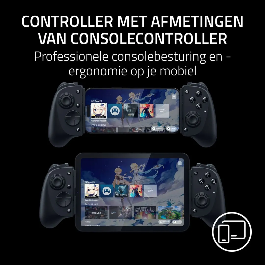 Razer Kishi V3 Pro RZ06-05460100-R3M1 Gaming Controller - USB-C - Zwart