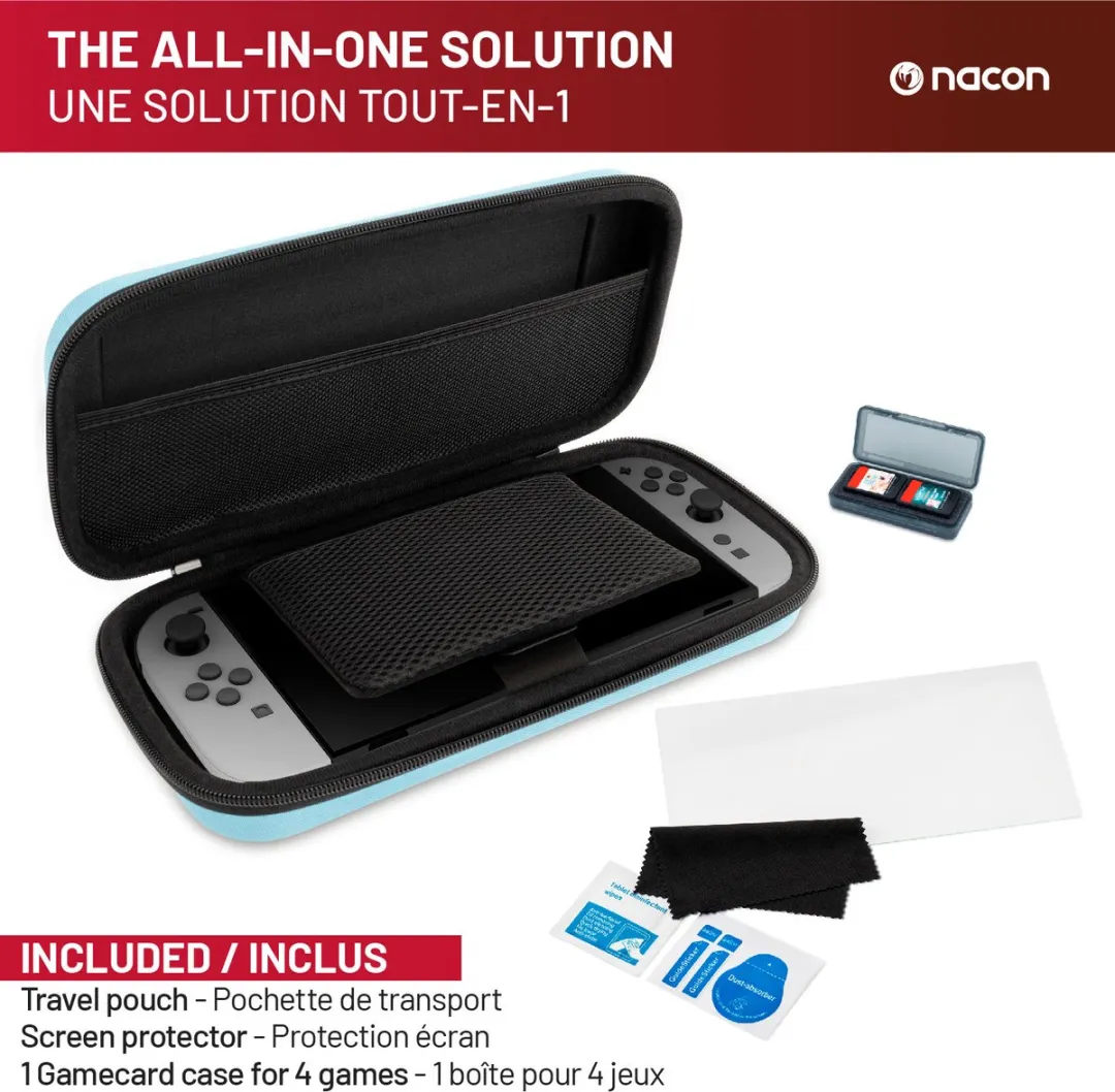 Nacon Stevige Beschermhoes Nintendo Switch 2 SWITCHNEWPACK5BLUE - Blauw