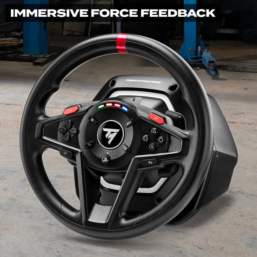 Thrustmaster T128-P + TH8S Shifter Stuurwiel - 28cm - 2 Pedalen