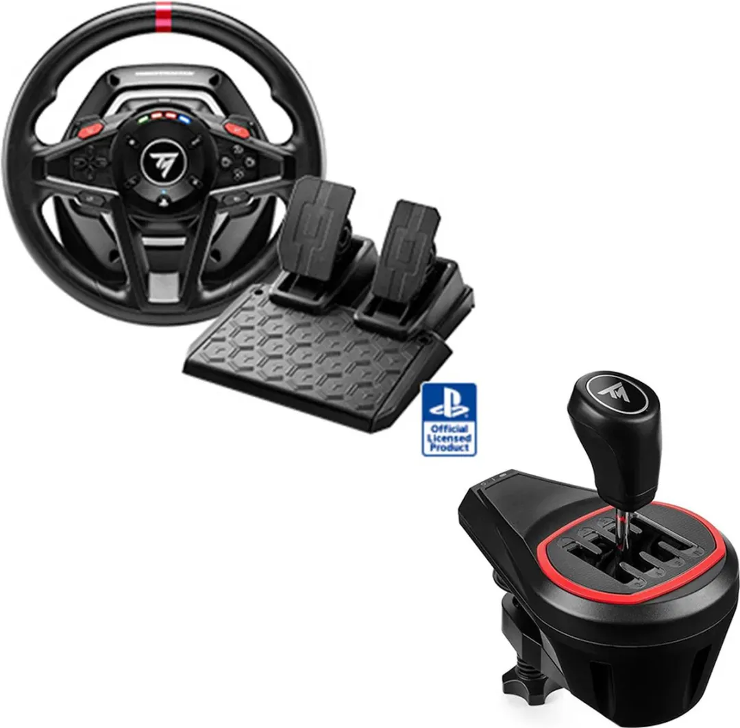 Thrustmaster T128-P + TH8S Shifter Stuurwiel