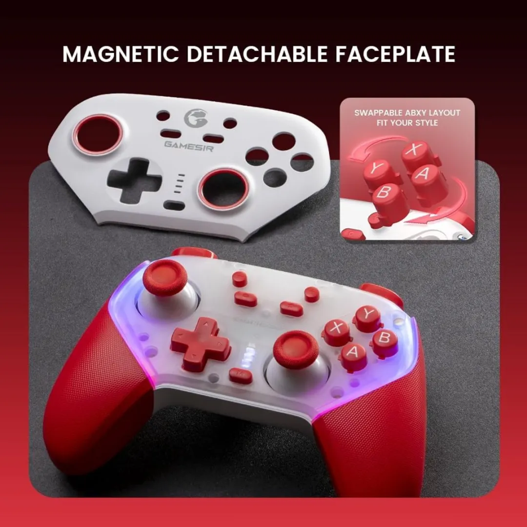 GameSir Super Nova Draadloze Controller - Hall Effect - Rood