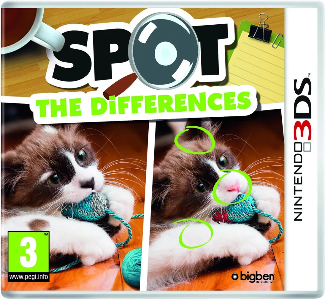 Bigben Spot The Differences - Nintendo 3DS/2DS