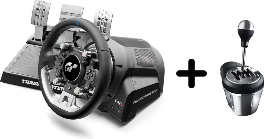 Thrustmaster T-GT II Racestuur met TH8A Shifter