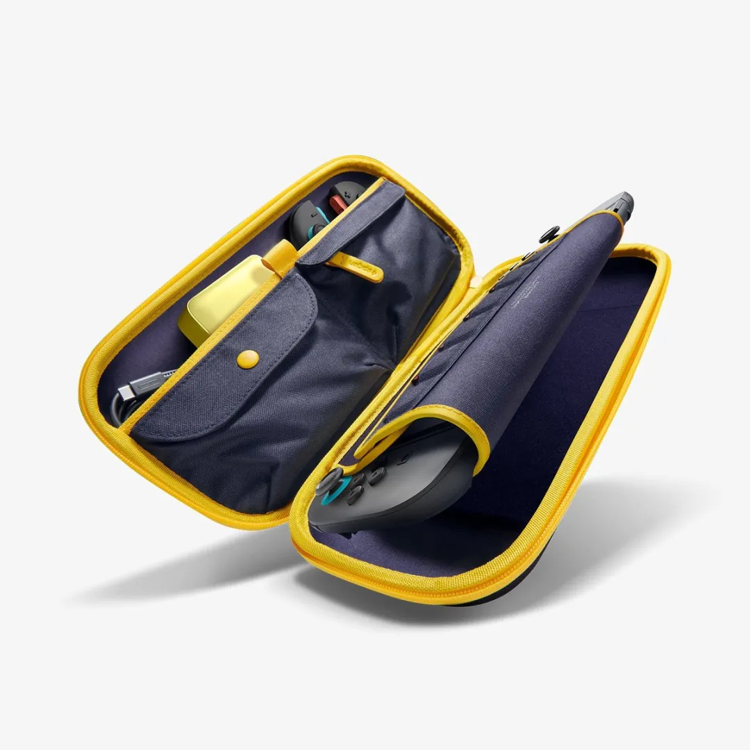 Spigen Nano Pop Pro AGP09565 Buidelzak - Donkerblauw/Geel - afbeelding 6 van 6