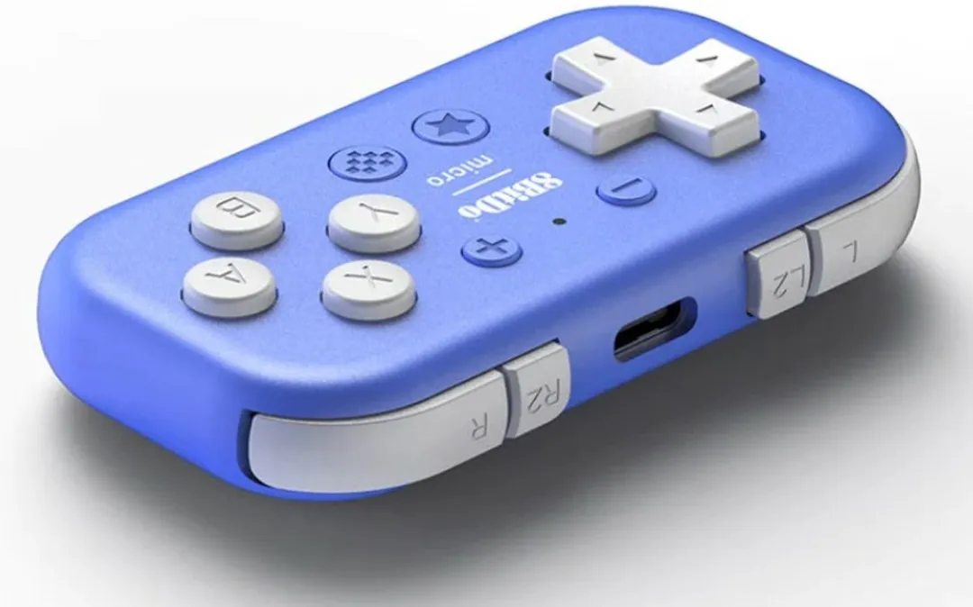 8Bitdo Micro RET00384 Gamepad - Blauw