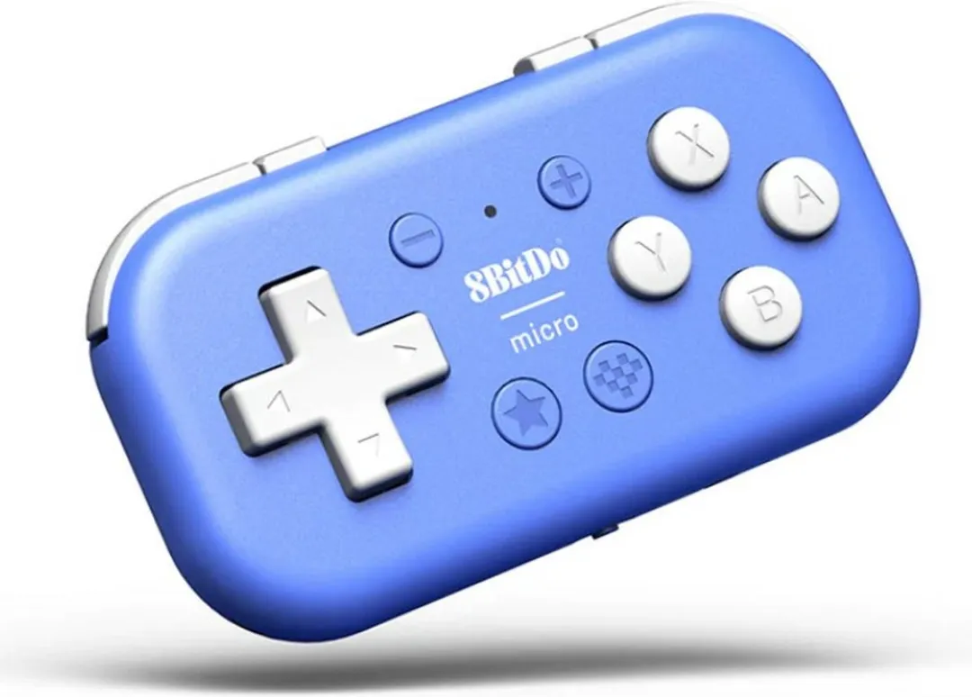 8Bitdo Micro RET00384 Gamepad - Blauw