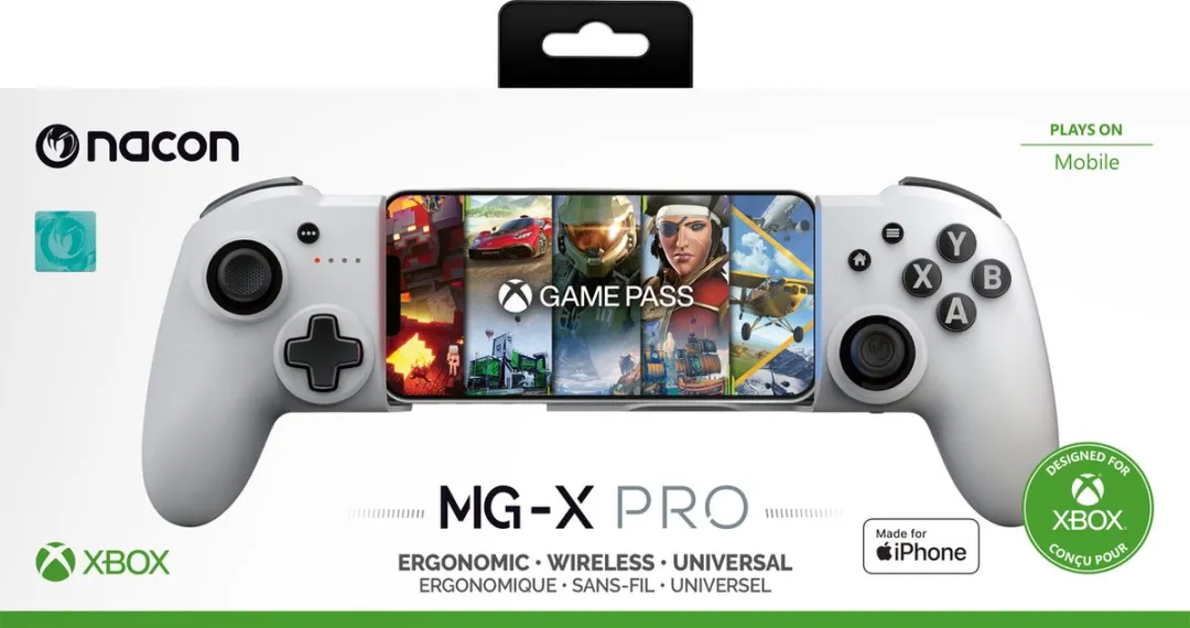 Nacon MG-X Pro HOLDERMG-XPROMFIG Gaming Controller - Wit - afbeelding 6 van 6