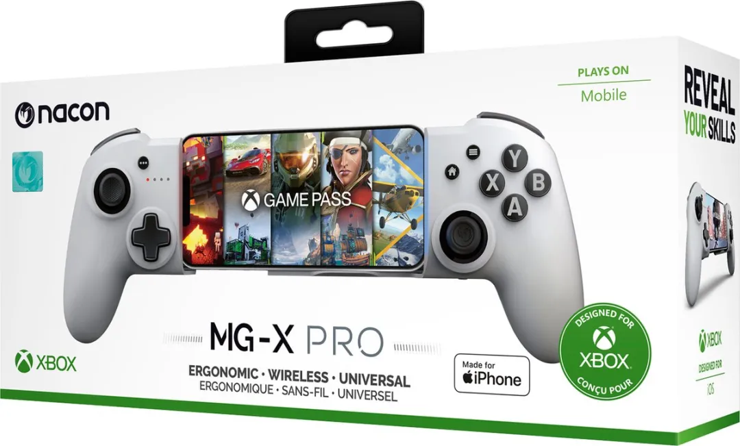 Nacon MG-X Pro HOLDERMG-XPROMFIG Gaming Controller - Wit